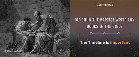 did john the baptist write any books of the bible? his role in the bible's narrative