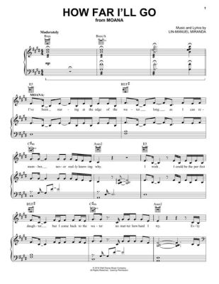 how far i'll go violin sheet music how far can we stretch our dreams