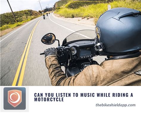 how to listen to music while riding a motorcycle