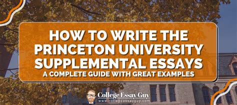 How to Write Princeton Essays: A Blend of Insight and Creativity